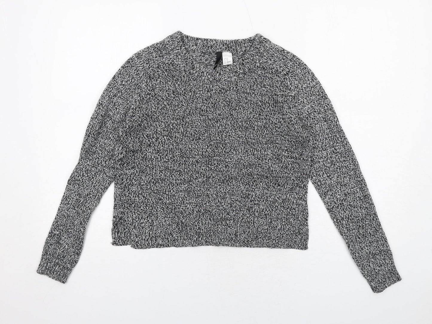 Womens UK Size XS H&M Black Pullover Jumper