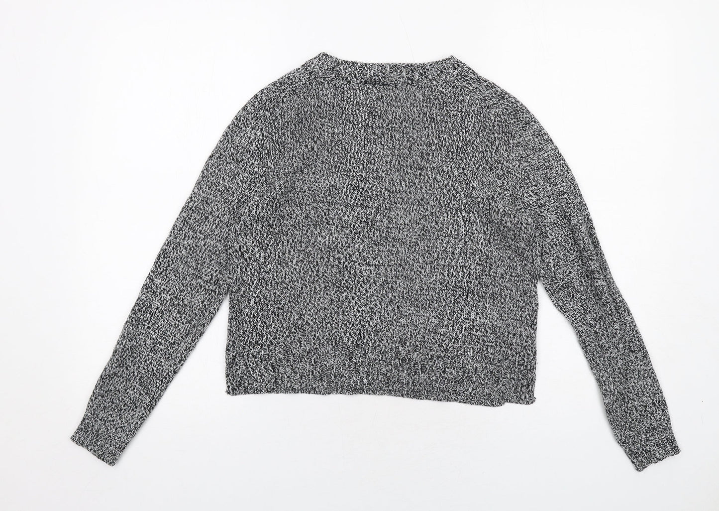 Womens UK Size XS H&M Black Pullover Jumper