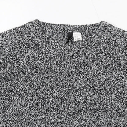 Womens UK Size XS H&M Black Pullover Jumper