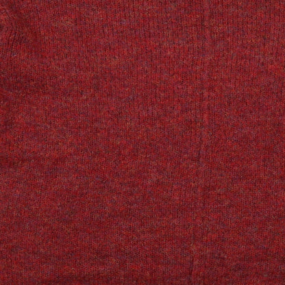 Indigo Womens Red Round Neck Polyester Pullover Jumper Size M