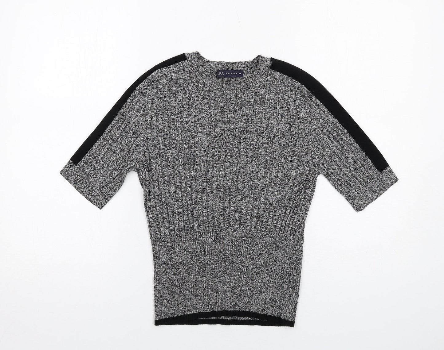 Womens UK Size 12 Marks and Spencer Grey Pullover Jumper