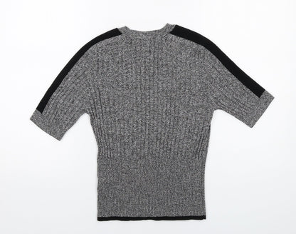 Womens UK Size 12 Marks and Spencer Grey Pullover Jumper