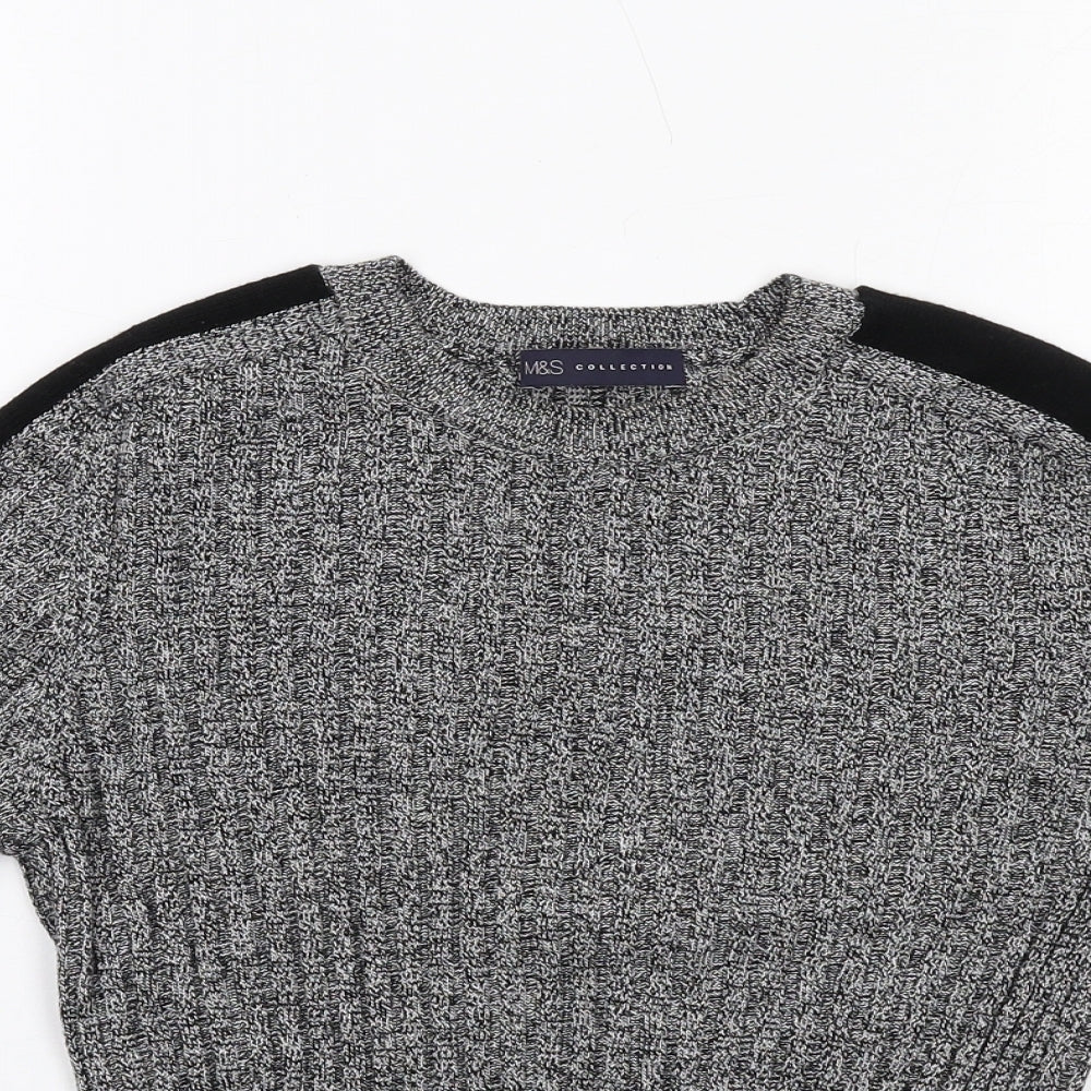 Womens UK Size 12 Marks and Spencer Grey Pullover Jumper