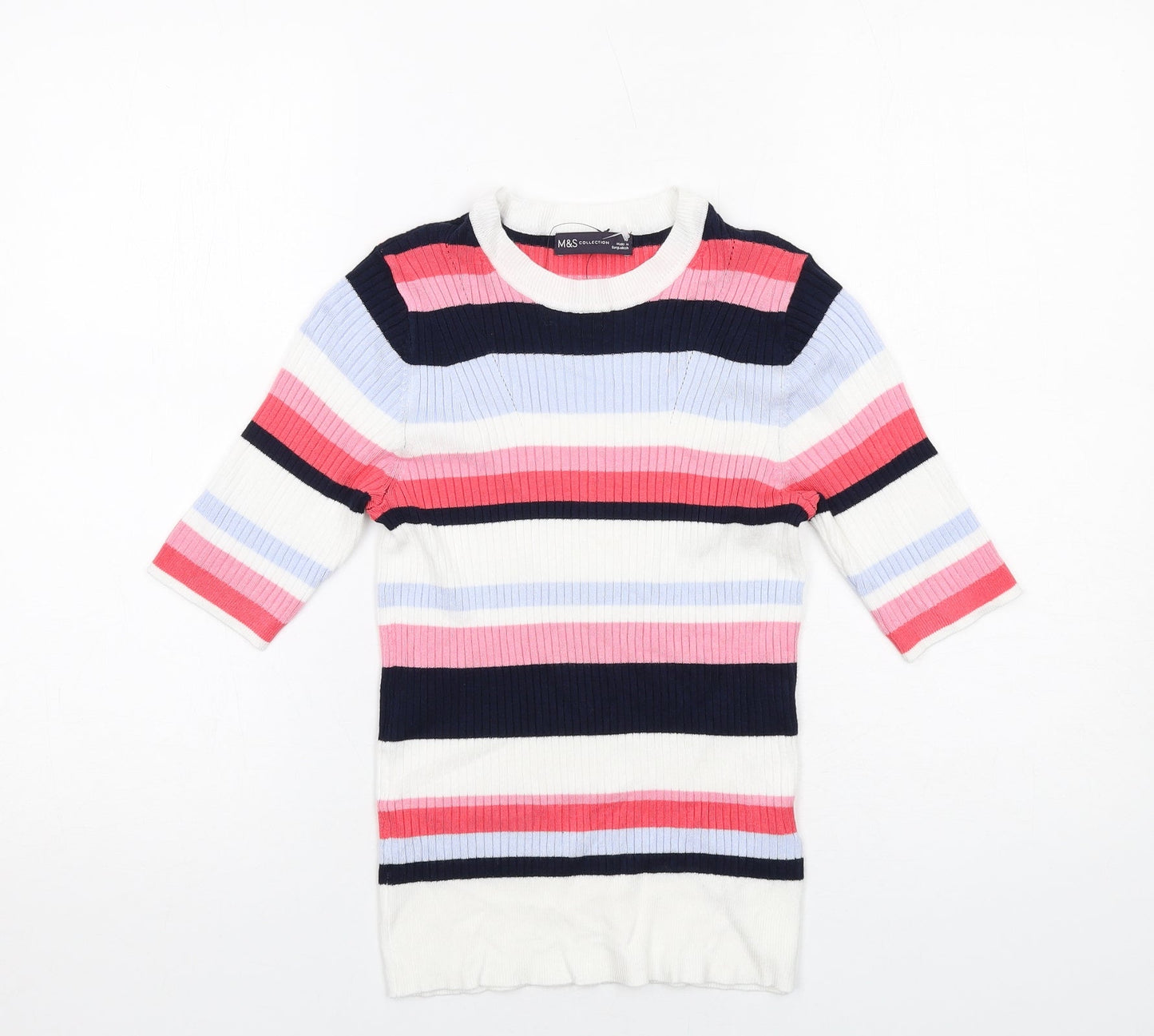 Womens UK Size 10 Marks and Spencer Multicoloured Pullover Jumper