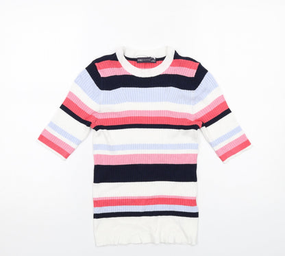 Womens UK Size 10 Marks and Spencer Multicoloured Pullover Jumper