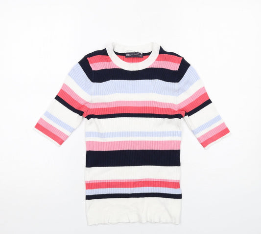 Womens UK Size 10 Marks and Spencer Multicoloured Pullover Jumper