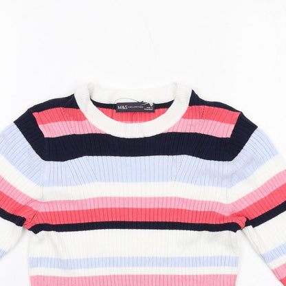 Womens UK Size 10 Marks and Spencer Multicoloured Pullover Jumper