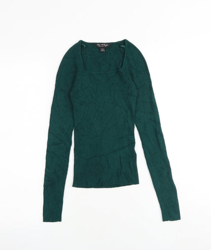 Womens UK Size 6 Miss Selfridge Green Pullover Jumper