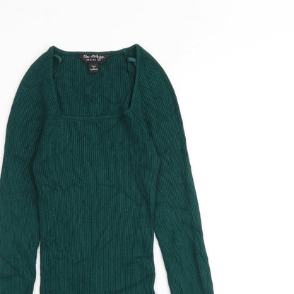 Womens UK Size 6 Miss Selfridge Green Pullover Jumper