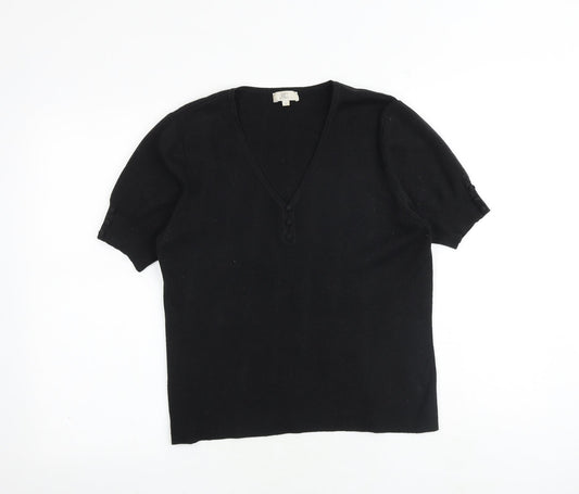 Womens UK Size M CC Black Pullover Jumper