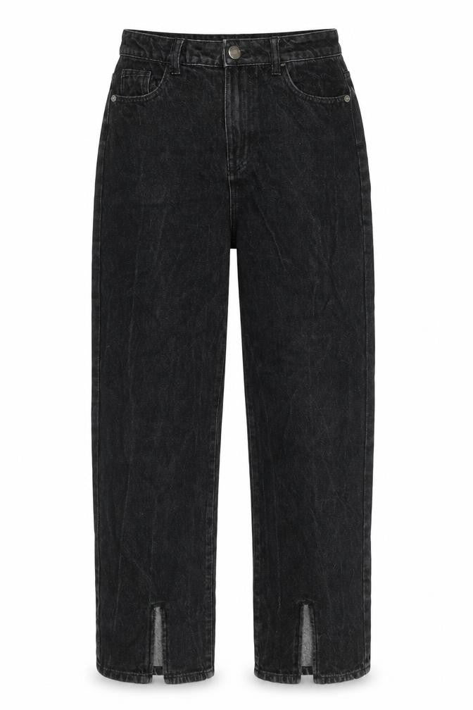 Womens UK Size 4 Nasty Gal Regular Fit Mom Black Jeans
