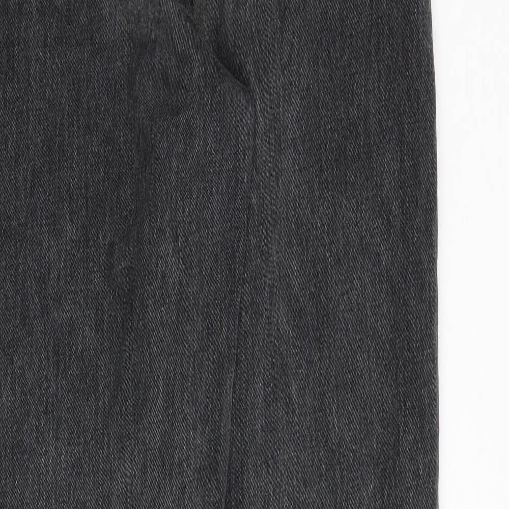 ASOS Womens Grey Cotton Tapered Jeans Size 26 in L32 in Regular Zip