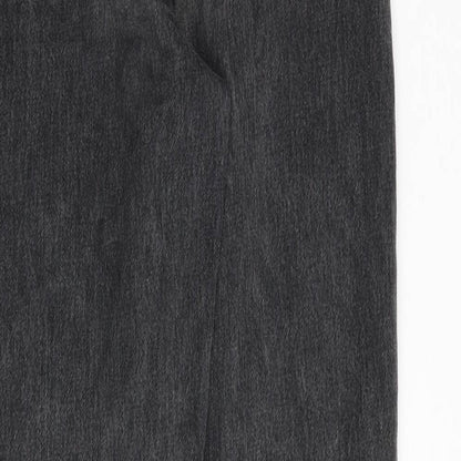 ASOS Womens Grey Cotton Tapered Jeans Size 26 in L32 in Regular Zip
