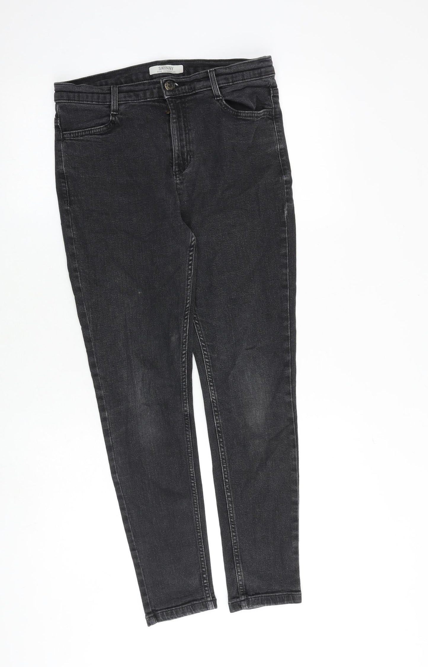 Womens UK Size 12 Marks and Spencer Slim Fit Skinny Grey Jeans