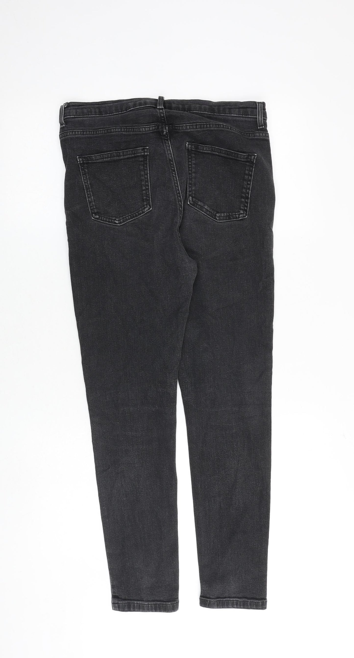 Womens UK Size 12 Marks and Spencer Slim Fit Skinny Grey Jeans