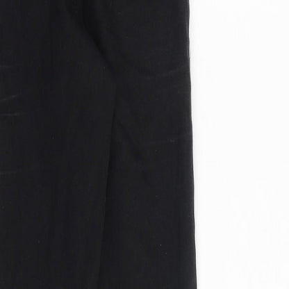 Denim & Co. Womens Black Cotton Skinny Jeans Size 6 Regular Zip