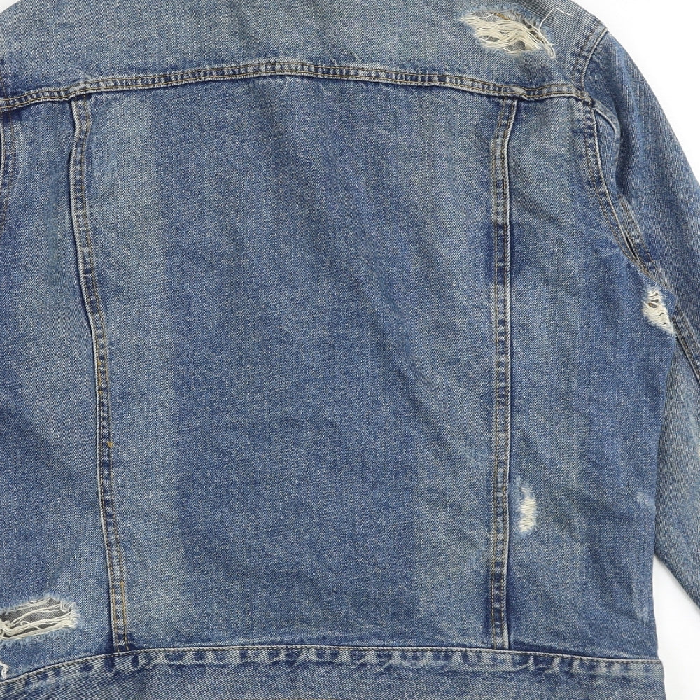 Womens UK Size 10 New Look Blue Jacket