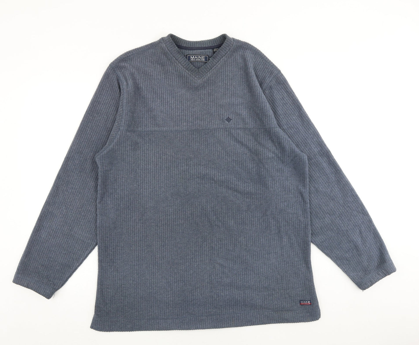 Mens UK Size M Maine Blue Pullover Sweatshirt