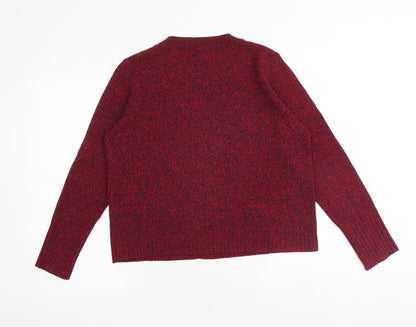 Womens UK Size M H&M Red Pullover Jumper