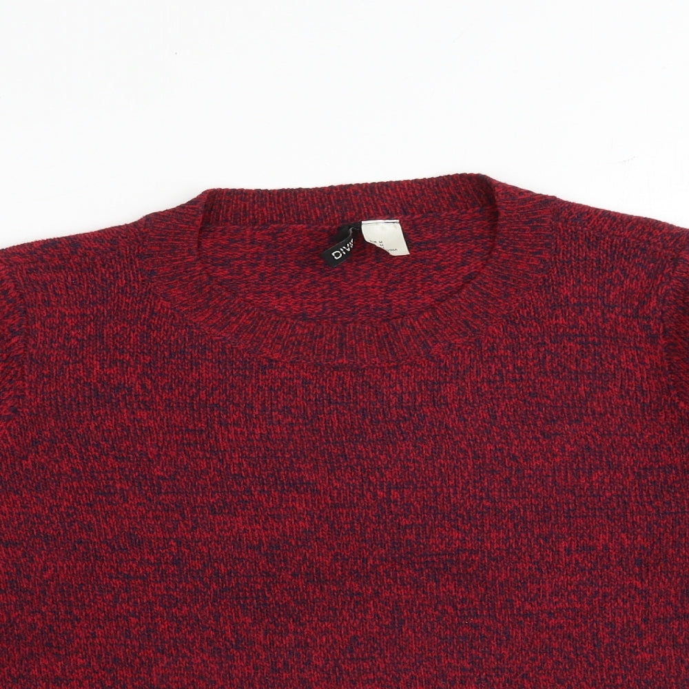 Womens UK Size M H&M Red Pullover Jumper