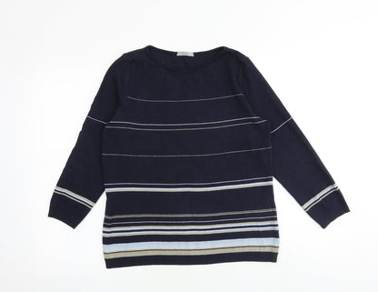 Womens UK Size 12 Marks and Spencer Blue Pullover Jumper