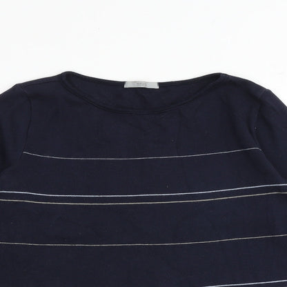 Womens UK Size 12 Marks and Spencer Blue Pullover Jumper
