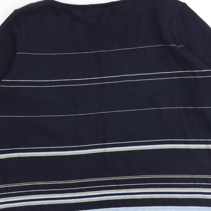 Womens UK Size 12 Marks and Spencer Blue Pullover Jumper