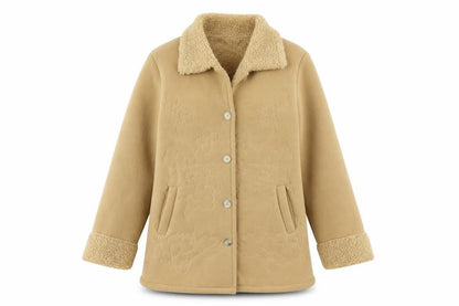 Womens UK Size 12 Classics Beige Overcoat