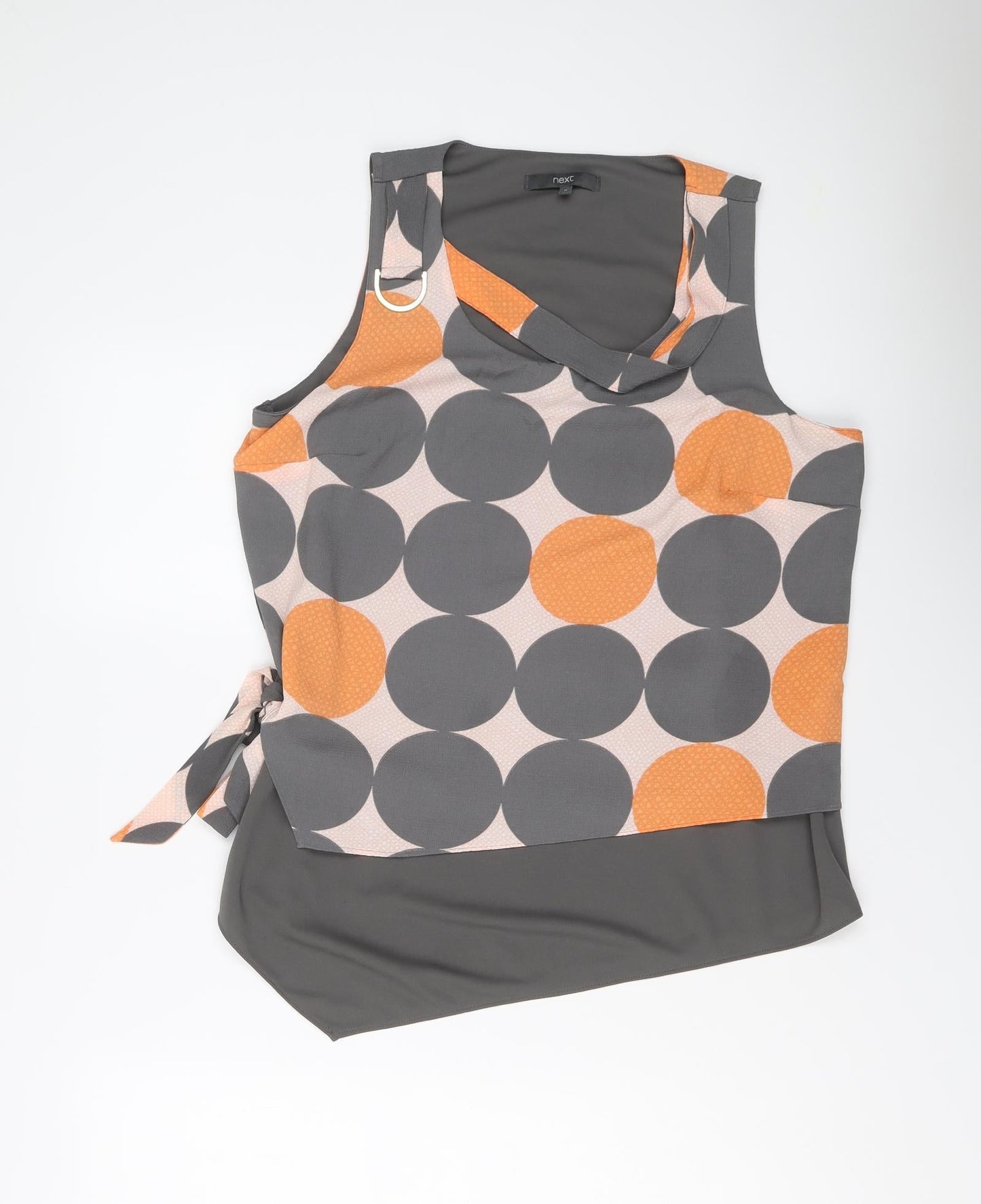 Womens UK Size 16 NEXT Grey Basic Tank