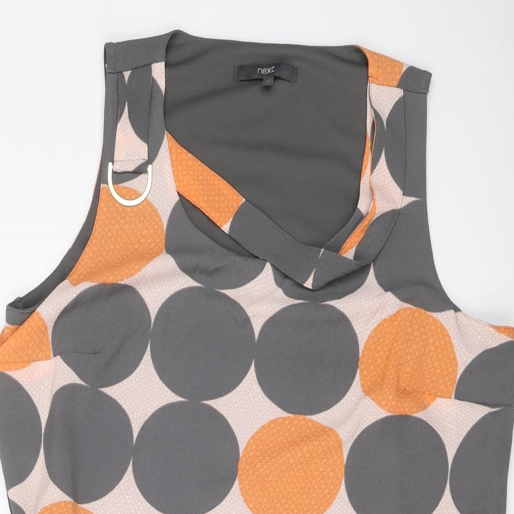 Womens UK Size 16 NEXT Grey Basic Tank