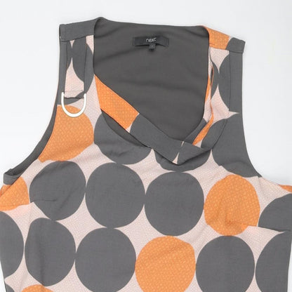 Womens UK Size 16 NEXT Grey Basic Tank