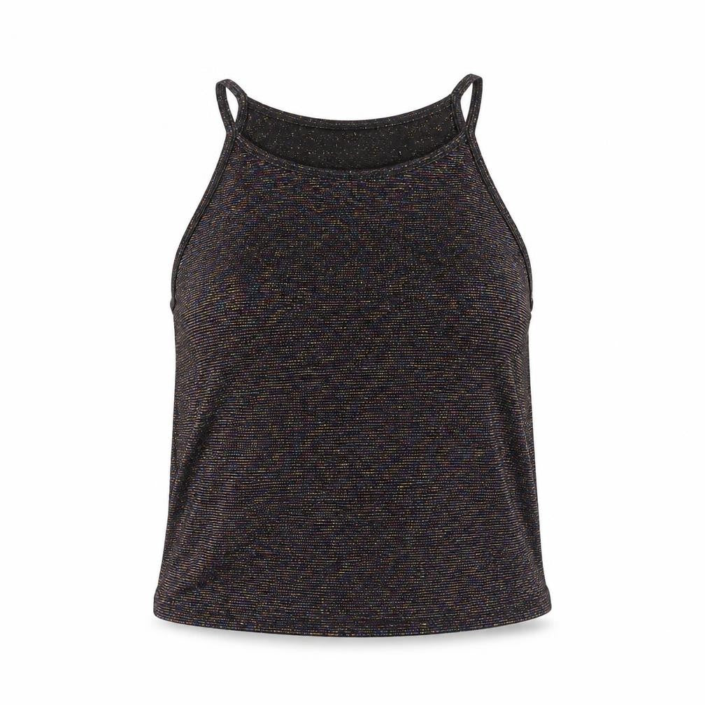 Womens UK Size S H&M Multicoloured Cropped Tank