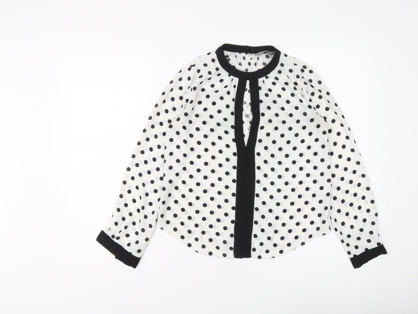 Womens UK Size 6 Dorothy Perkins White Basic Blouse