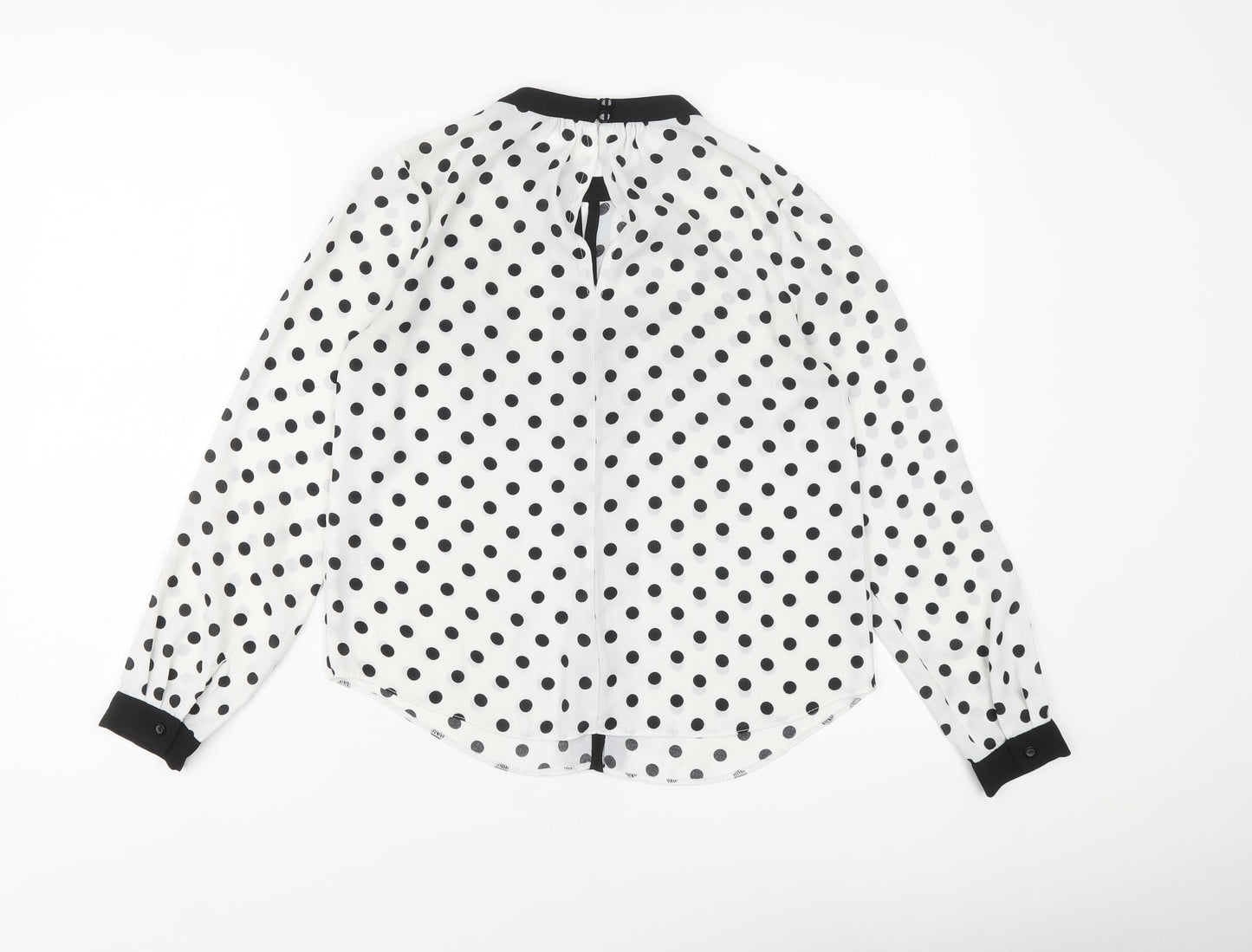 Womens UK Size 6 Dorothy Perkins White Basic Blouse