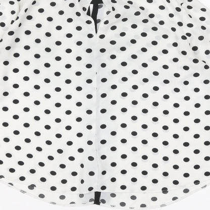 Womens UK Size 6 Dorothy Perkins White Basic Blouse