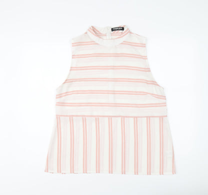 Womens UK Size 16 Fashion Union Pink Basic Tank