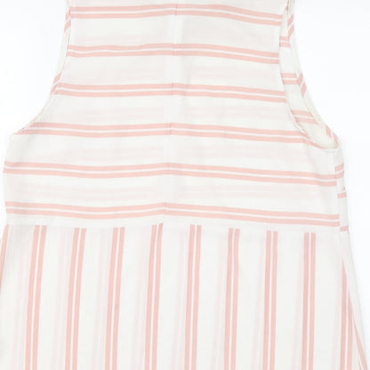 Womens UK Size 16 Fashion Union Pink Basic Tank