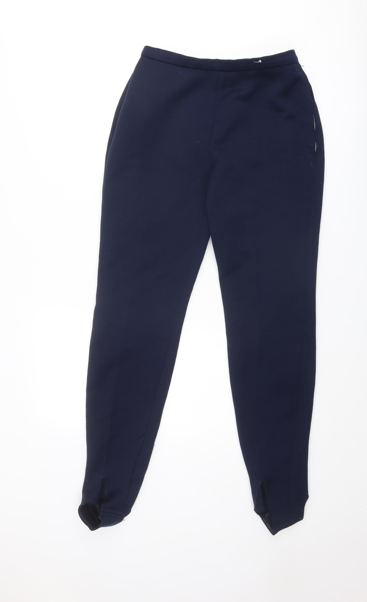 Aspen Womens Blue Polyester Carrot Leggings Size L Regular Zip - Stirrups
