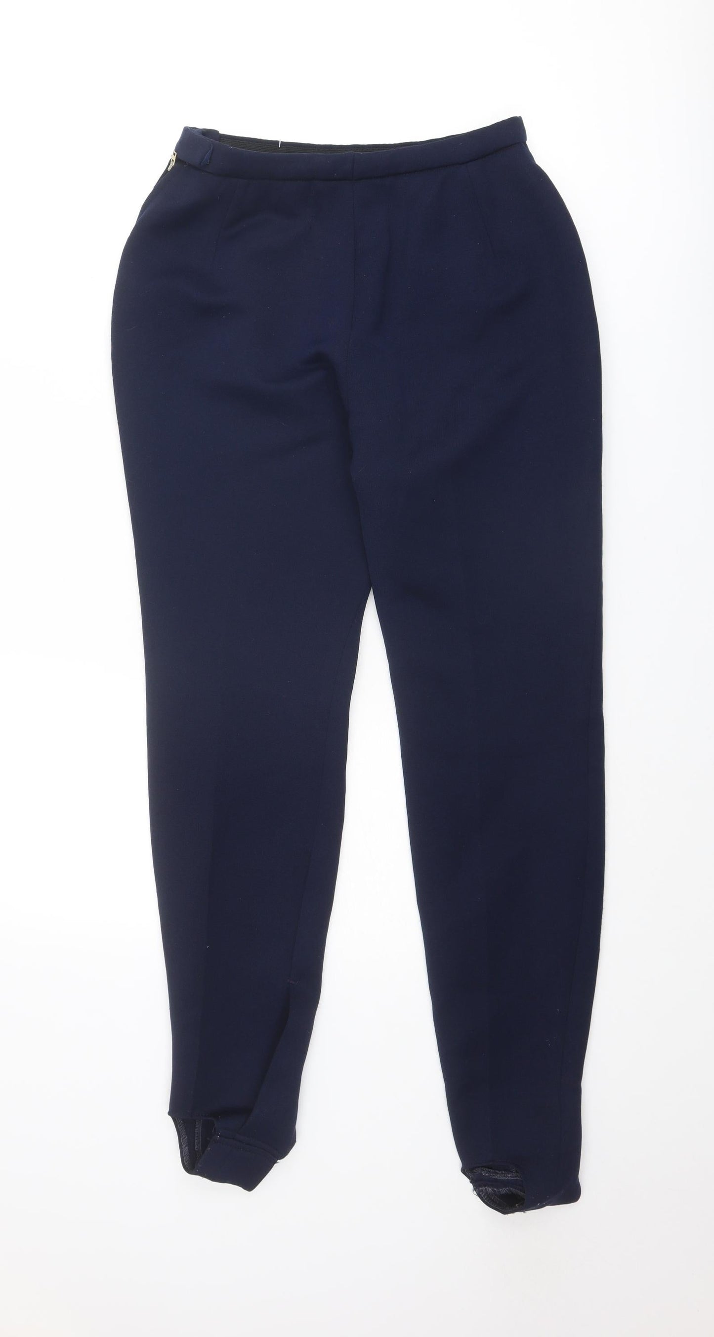 Aspen Womens Blue Polyester Carrot Leggings Size L Regular Zip - Stirrups