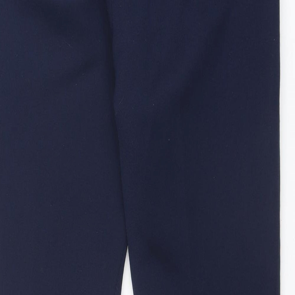 Aspen Womens Blue Polyester Carrot Leggings Size L Regular Zip - Stirrups
