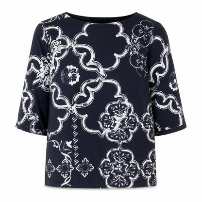 Womens UK Size 8 NEXT Blue Basic Blouse