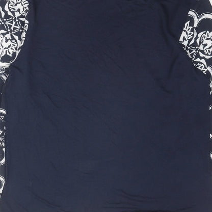 Womens UK Size 8 NEXT Blue Basic Blouse