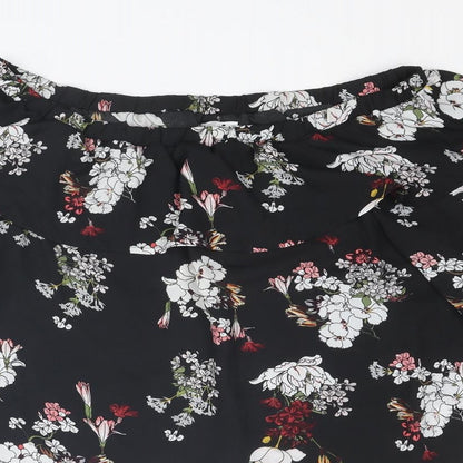 Womens UK Size 12 Lola May Multicoloured Basic Blouse