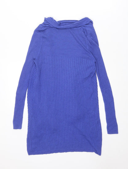 Womens UK Size 8 Marks and Spencer Blue Cardigan Jumper