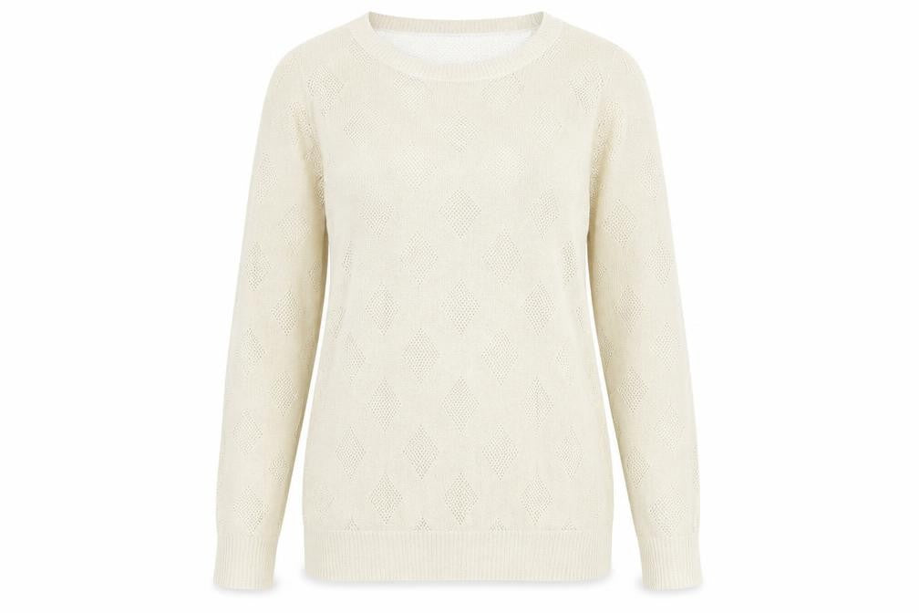Womens UK Size M Kiabi Gold Pullover Jumper
