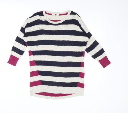 Womens UK Size S Oasis Multicoloured Pullover Jumper