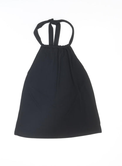Womens UK Size 8 ASOS Black Basic Tank