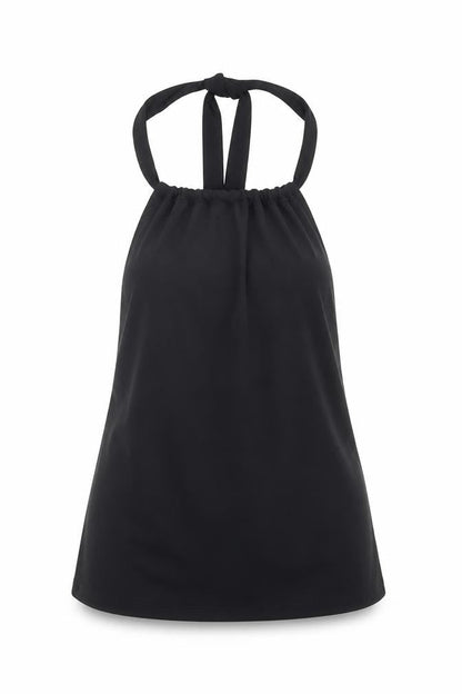 Womens UK Size 8 ASOS Black Basic Tank