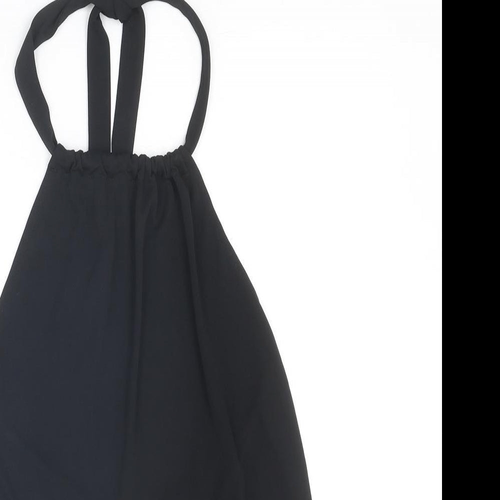 Womens UK Size 8 ASOS Black Basic Tank