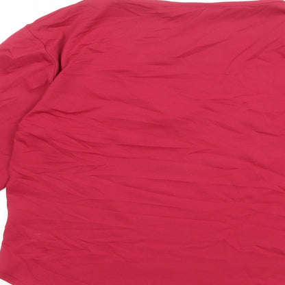 Womens UK Size 10 St Michael Pink Basic T-Shirt